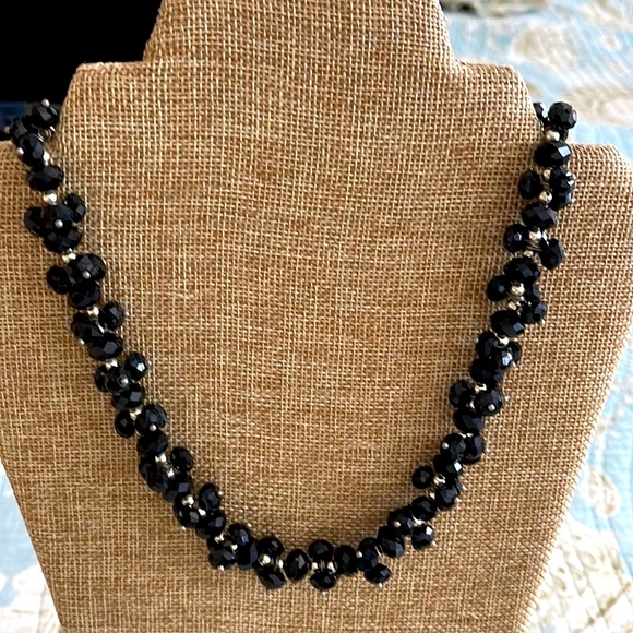 Black crystal necklace - Picture 6 of 8